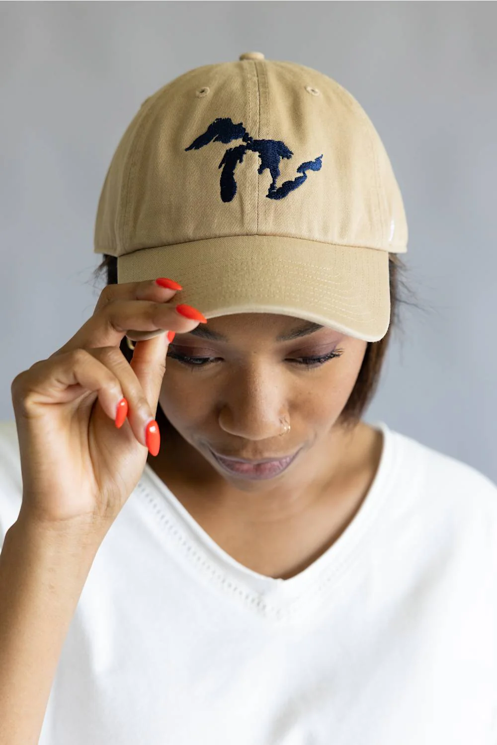 47 Great Lakes MI Clean Up Hat in Khaki | XX-NLRGW1411GWS-KH