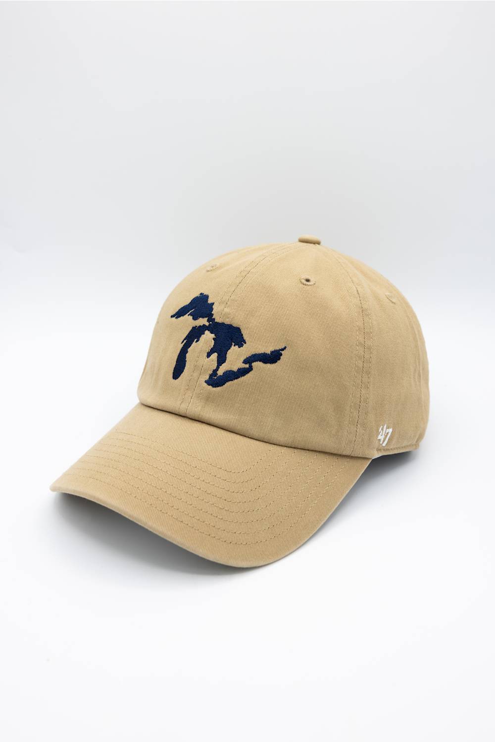 47 Great Lakes MI Clean Up Hat in Khaki | XX-NLRGW1411GWS-KH - Image 4