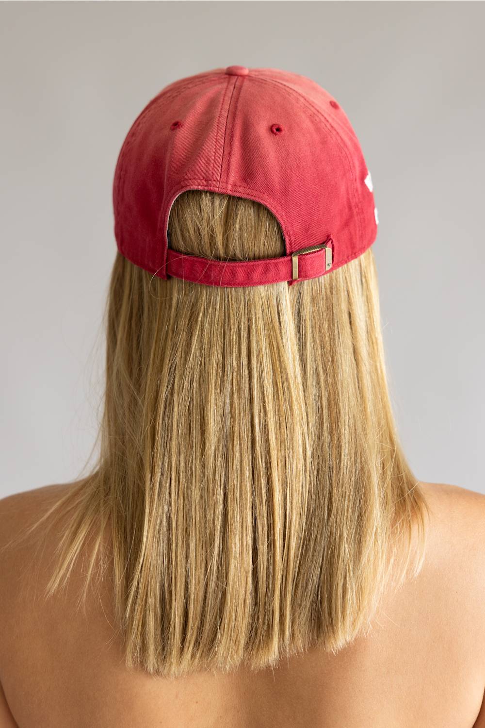 47 New York Yankees Truro Clean Up Hat in Cayenne | B-TRURO17GWS-XY - Image 3