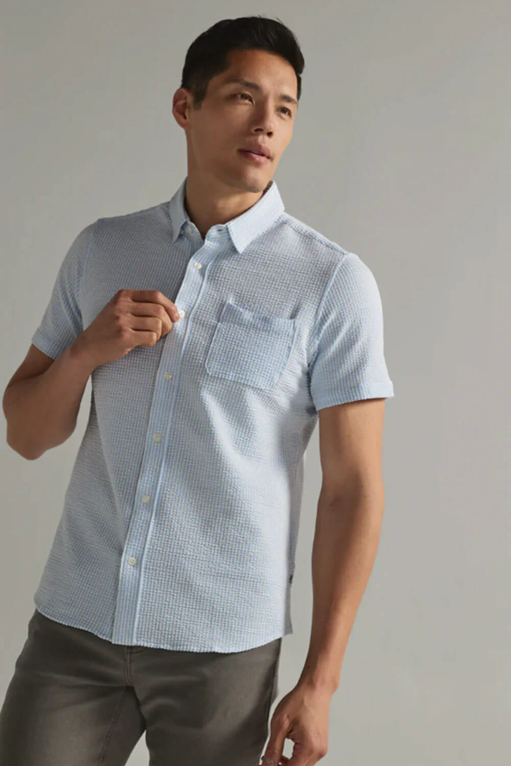 7Diamonds Keaton Striped Shirt for Men