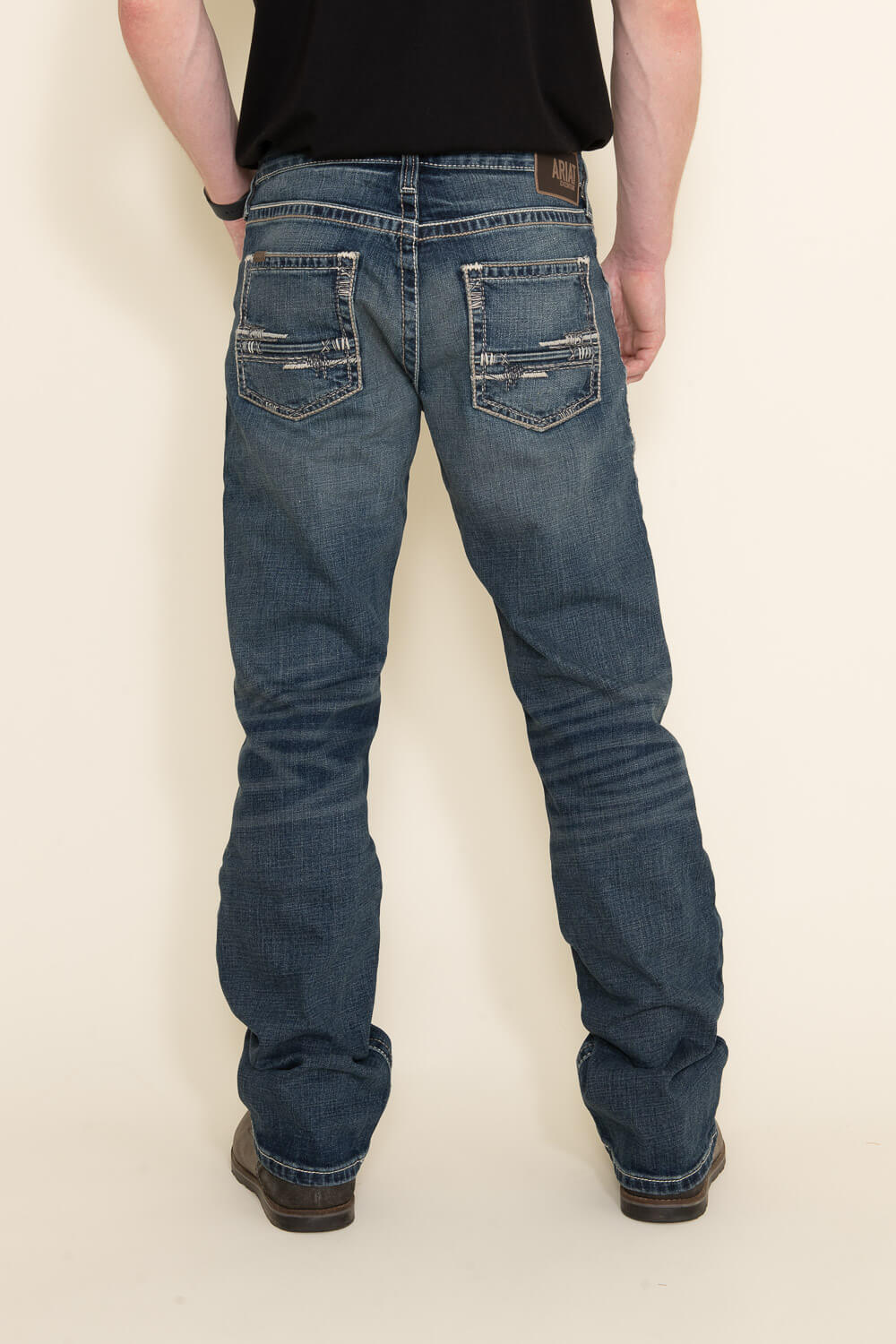 Ariat M5 Lennox Adkins Straight Leg Jeans for Men | 10030275-LENNOX 18.5 LEG - Image 6
