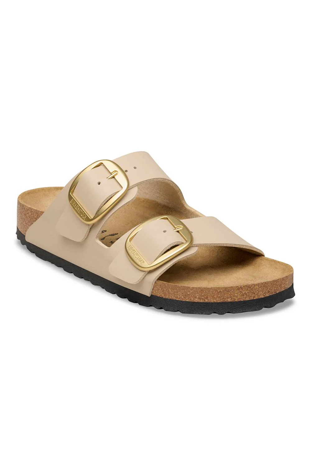 Birkenstock Arizona Big Buckle Birko-Flor Narrow Fit Sandals for Women in Sandcastle | 1031429 - Image 2