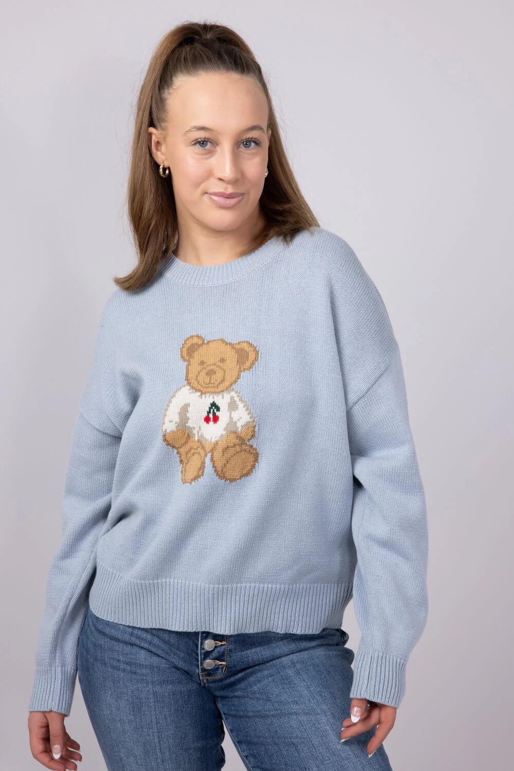 Bear Crewneck Sweater for Women - Image 4