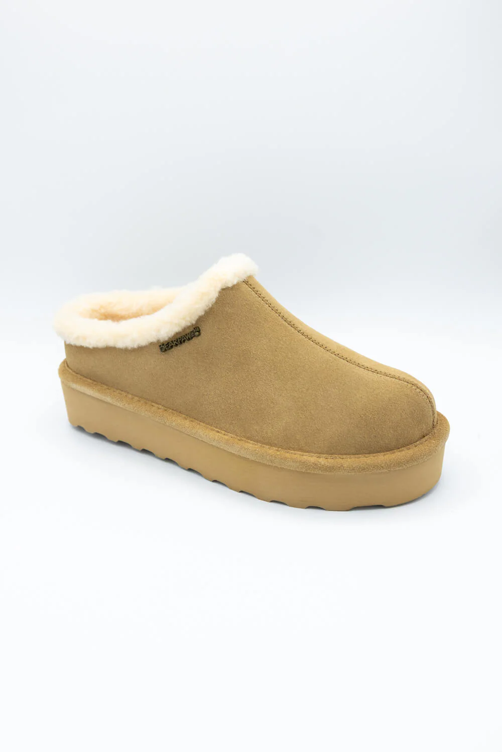 Bearpaw Izzy Platform Lo Slipper Clogs for Women in Iced Coffee | 3323W-243 ICED COFFEE - Image 2