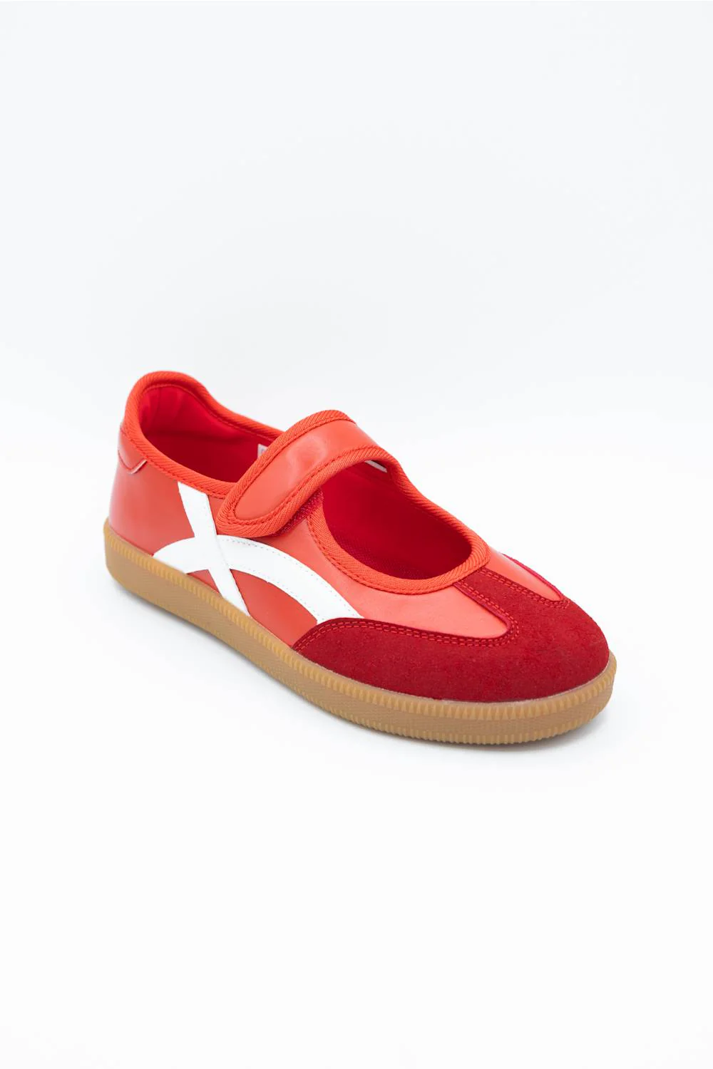 Berness Lorenzia Mary Jane Sneakers for Women in Red | LORENZIA-RED
