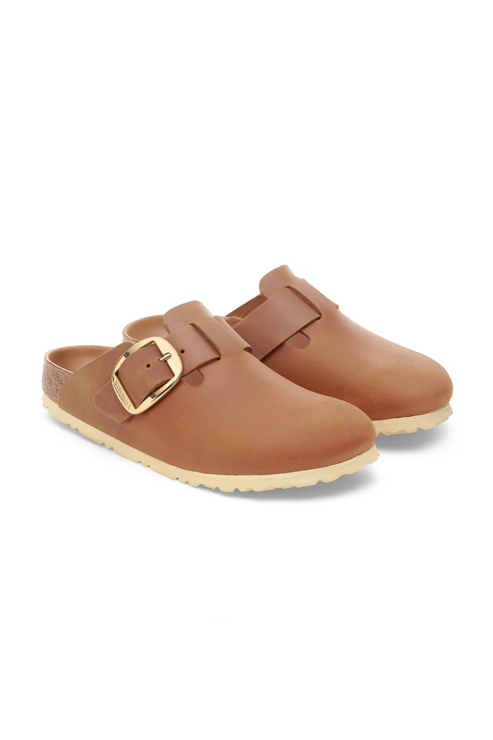 Birkenstock Boston Big Buckle Oiled Leather Clogs for Women