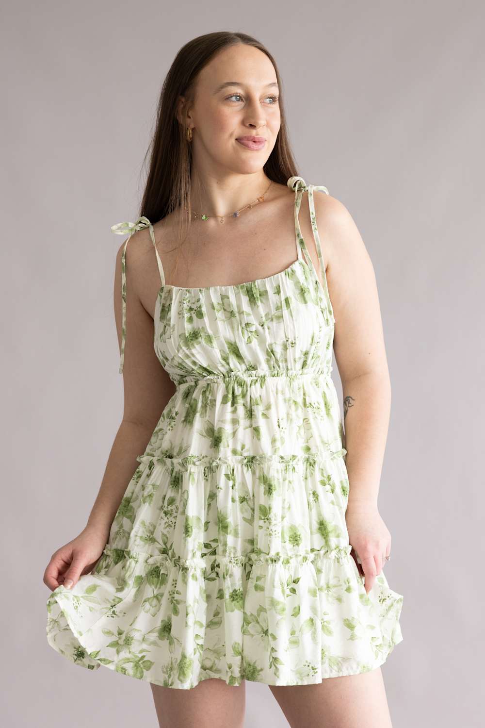 Blu Pepper Tiered Floral Dress - Image 2