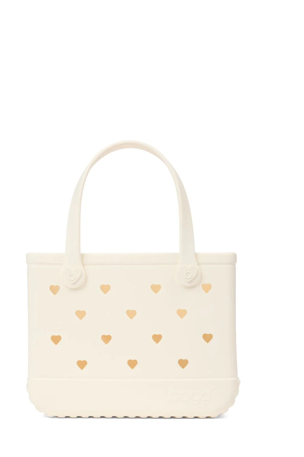 Bogg Bag Bitty Bogg Bag Heart Cut Out in Coconut | BC1314012-COC01