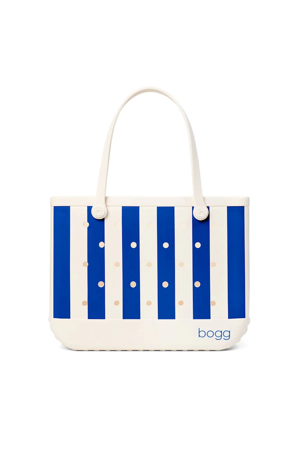 Bogg Bag Original Large Bogg Bag in Mykonos Blue Stripe | BP1810004-MYKBL - Image 2