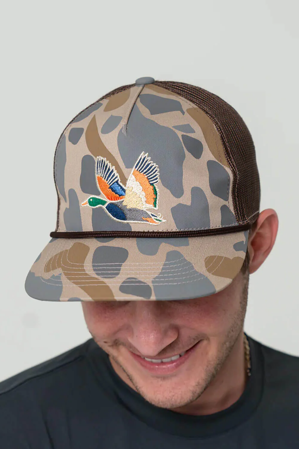 Burlebo Retro Duck Hat for Men in Camo | C-RETRO CAMO DUCK