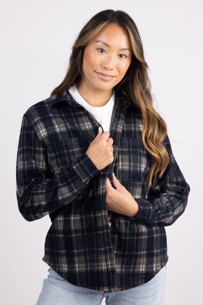 C&C California Marina Jacquard Palid Button Up Shirt for Women