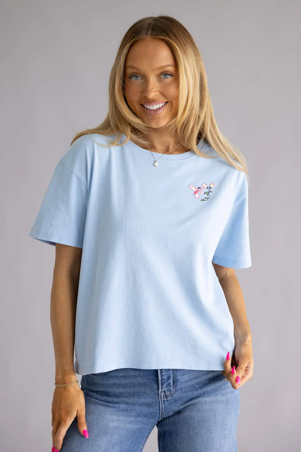 C&C California Toni Boxy Crew T-Shirt for Women - Image 4
