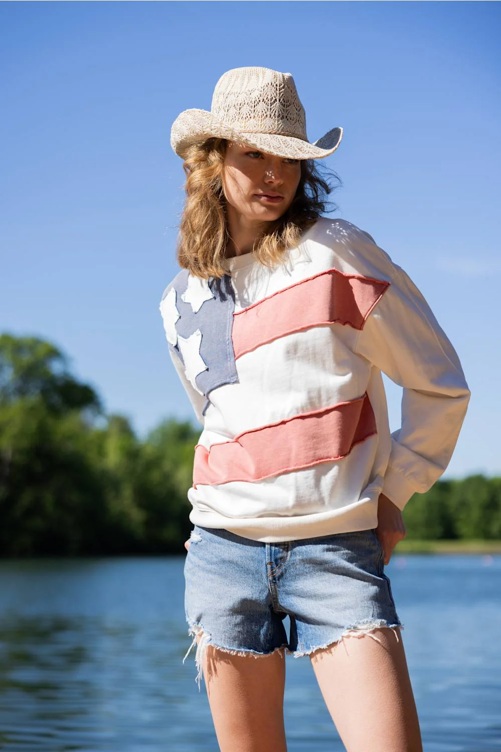 C.C. Woven Cowgirl Hat for Women in Beige | CBC0136-BEIGE