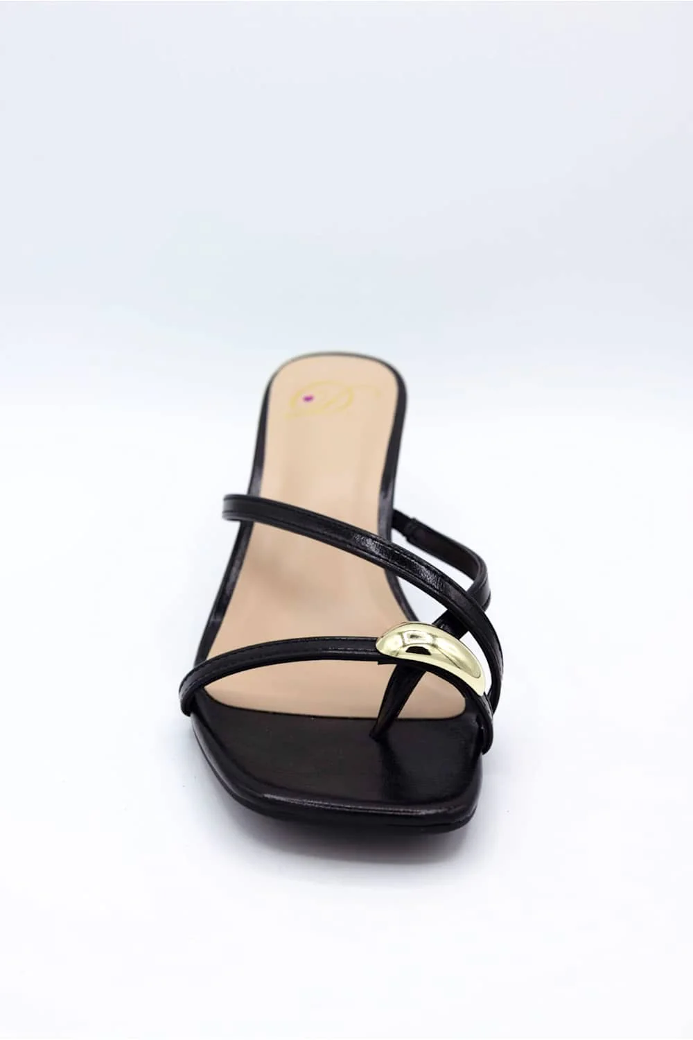 My Delicious Cane Kitten Heels for Women in Black | CANE-BLACK - Image 4