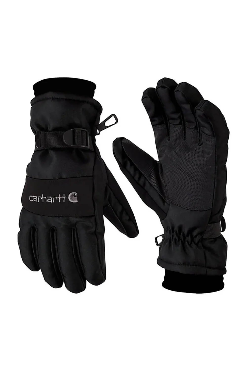 Carhartt Insulated Waterproof Gloves for Men in Black | GL0511-BLK