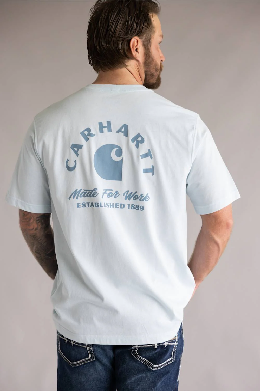 Carhartt Irvine Relaxed Work T-Shirt for Men - Image 3