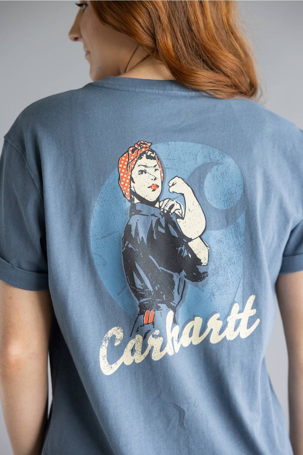 Carhartt Loose Fit Rosie T-Shirt for Women in Iron Blue | 106903-EC2