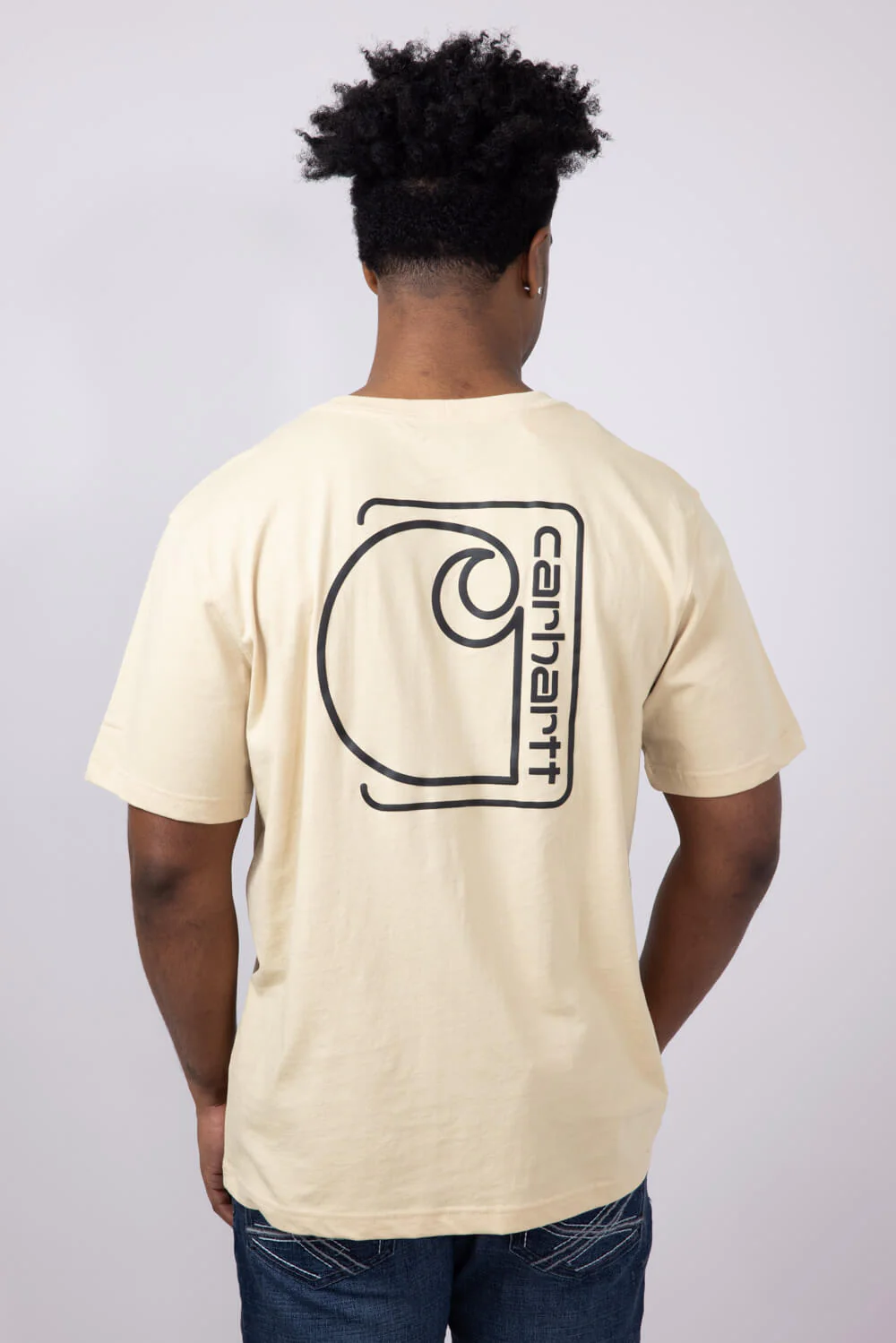 Carhartt Pocket Graphic T-Shirt for Men in Beach Brown | 106760-A33-BEACH