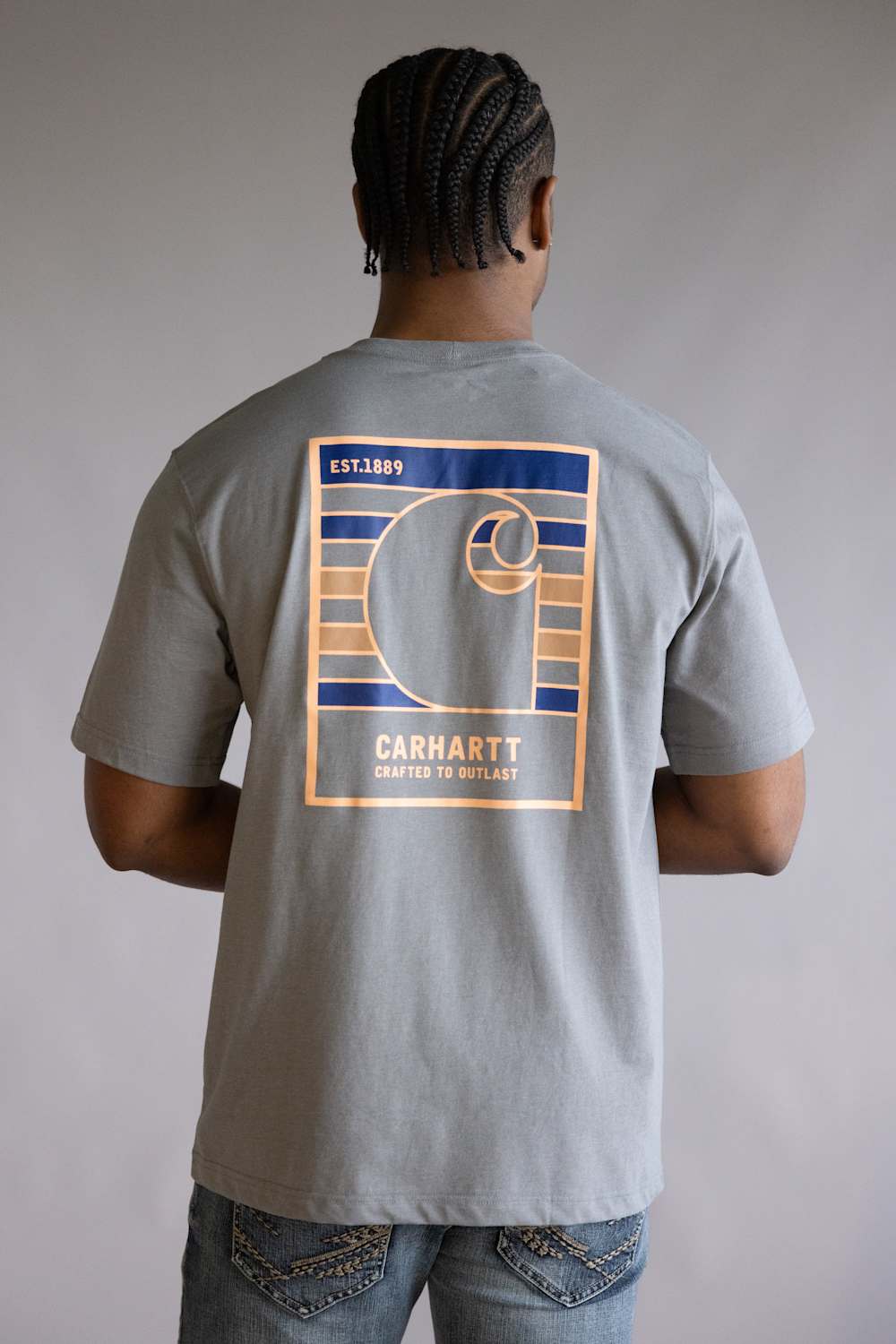 Carhartt Relaxed Fit Logo T-Shirt for Men