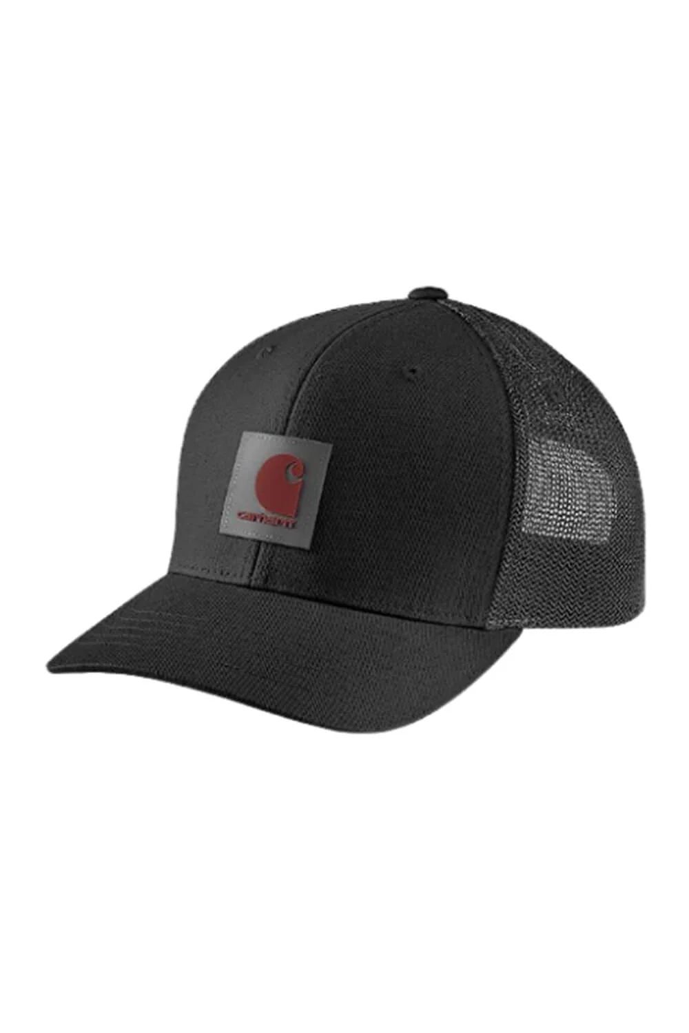 Carhartt Rugged Flex Logo Patch Trucker Hat for Men in Black | 105216-N04 BLK