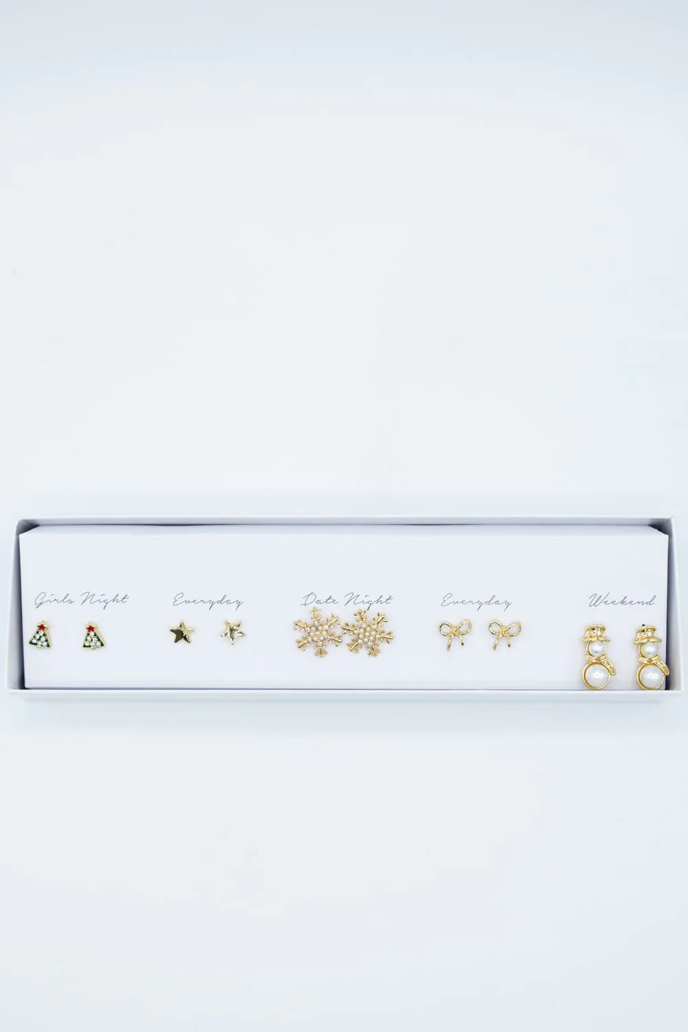 Christmas Season Earrings Gift Box Set | ED11156GRN