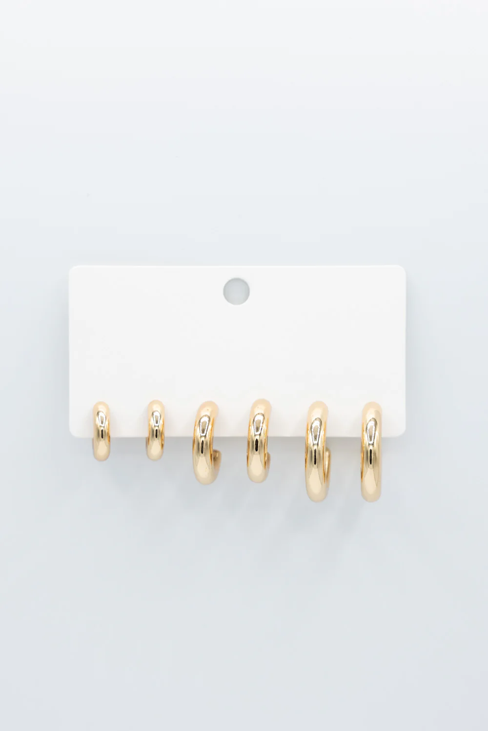 Earring Hoop Set of 3 in Gold | TE10427GD
