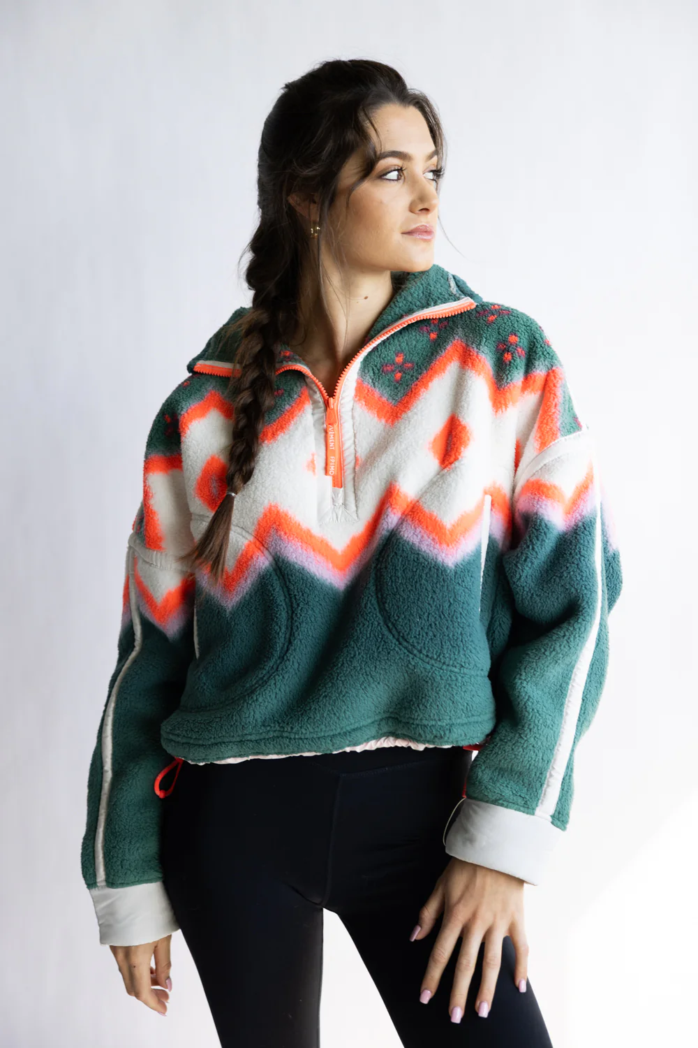 FP Movement Printed Mountain High 1/2 Zip Fleece for Women