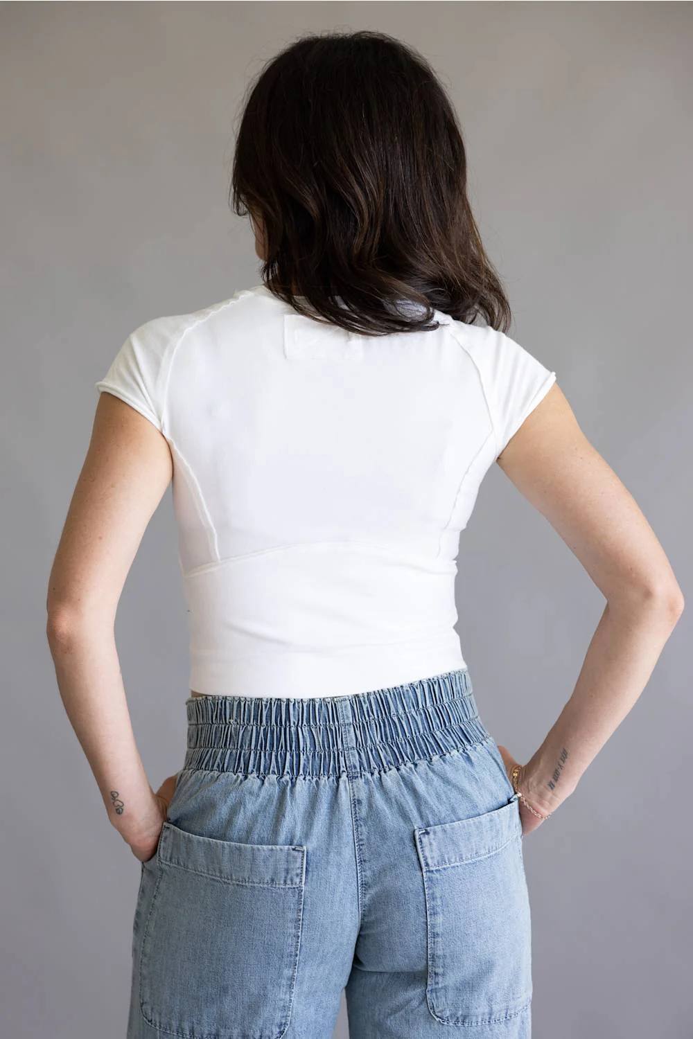 Free People We The Free Protagonist Top for Women in White | OB1812606-1103 - Image 2