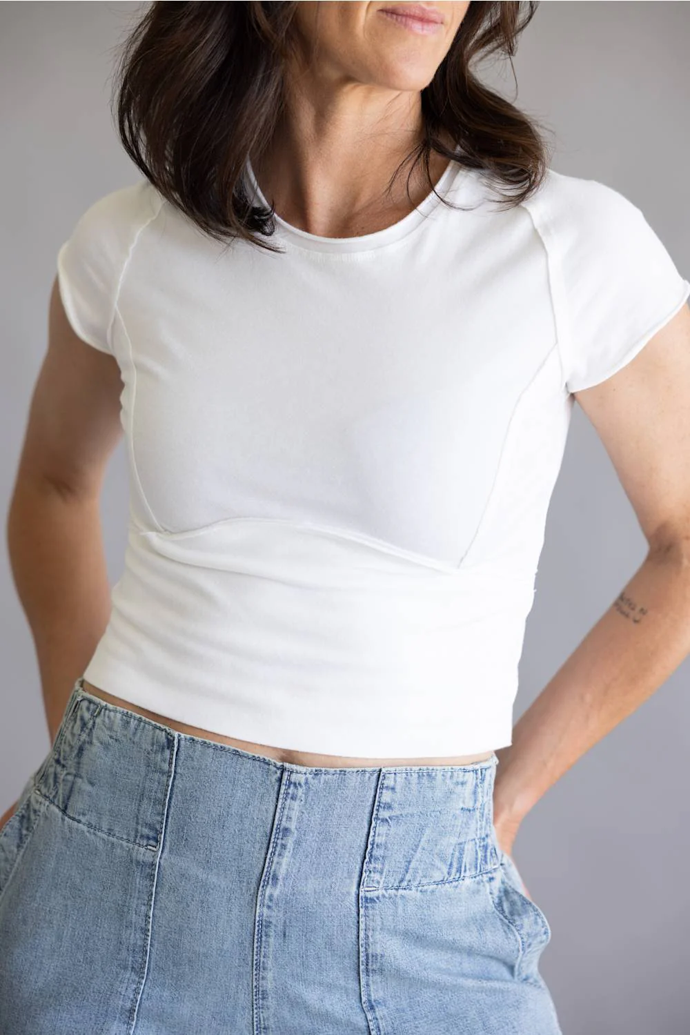 Free People We The Free Protagonist Top for Women in White | OB1812606-1103 - Image 3