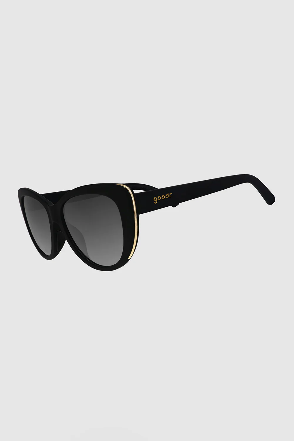 goodr Glam G Sunglasses in Its Noir, Darling | G00279-GG-BK1-GR - Image 3