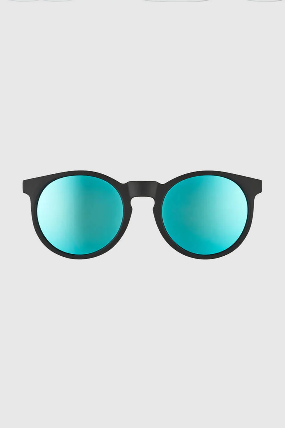 goodr Circle G Sunglasses in Midnight Ramble At The Circle Bar | CG-BK-BL2-RF - Image 2