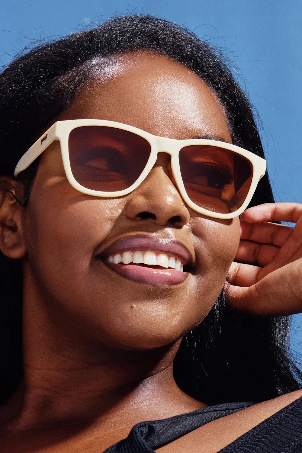 goodr OG Sunglasses in Toasted Marshmallow Magic | G00449-OG-01 - Image 2