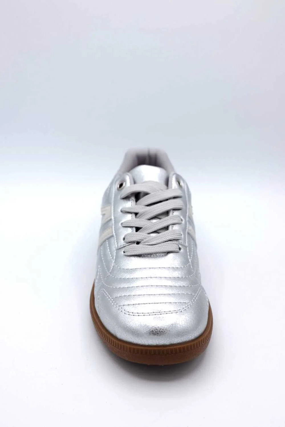 Outwoods Great Metallic Sneakers for Women in Silver | 81581-262 - Image 3