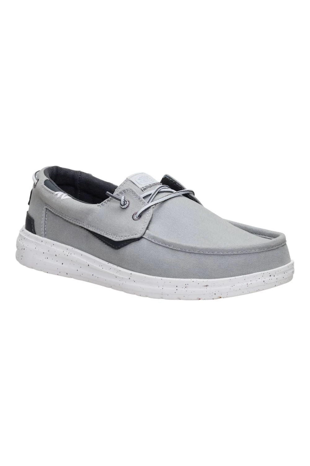 HEYDUDE Men’s Welsch Grip Classic Mesh Shoes in Monument Grey | 45152-1VU
