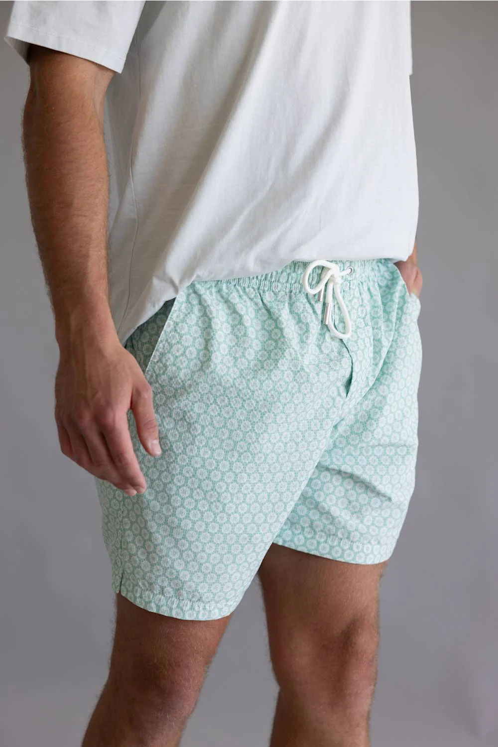 Industrie Aruba Swim Shorts for Men in Mint | MST40077-MINTCOMBO - Image 3