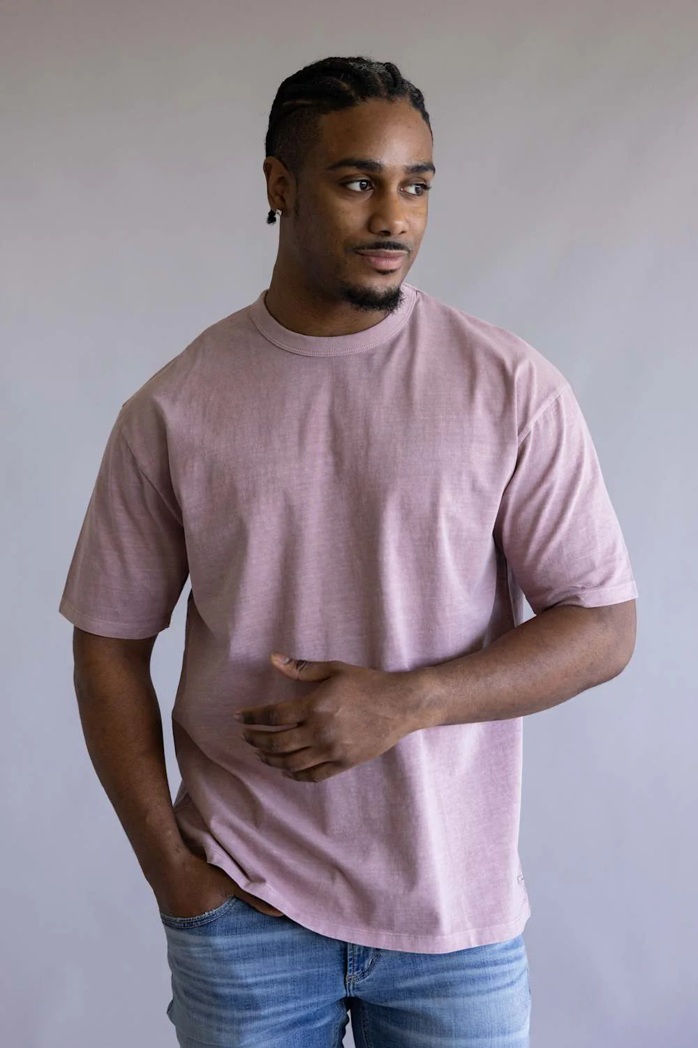 Industrie Del Sur T-Shirt for Men in Berry | MTE31698-BERRY
