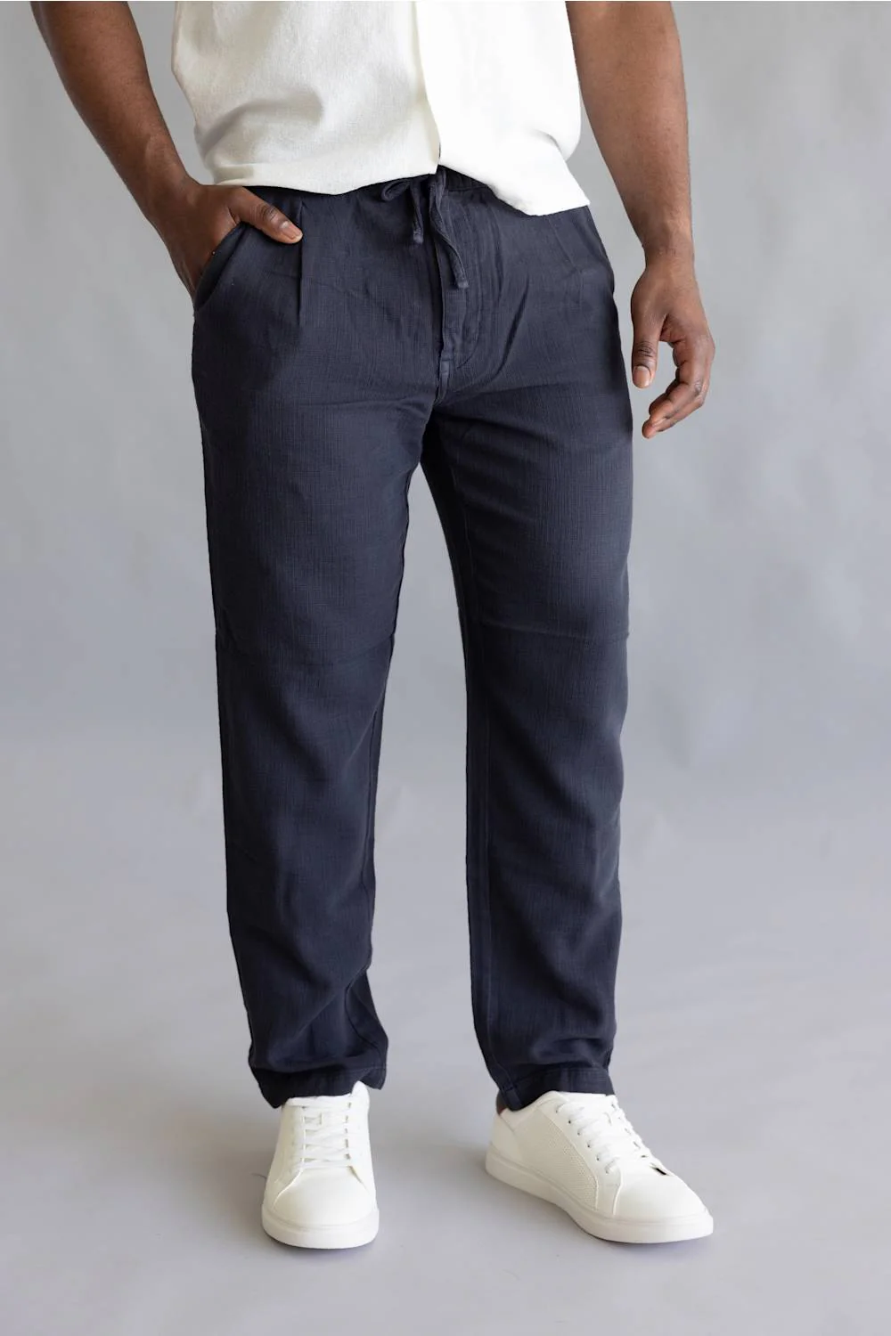 Industrie Mallorca Pants for Men in Dark Navy | MPA38458-DK NAVY - Image 3