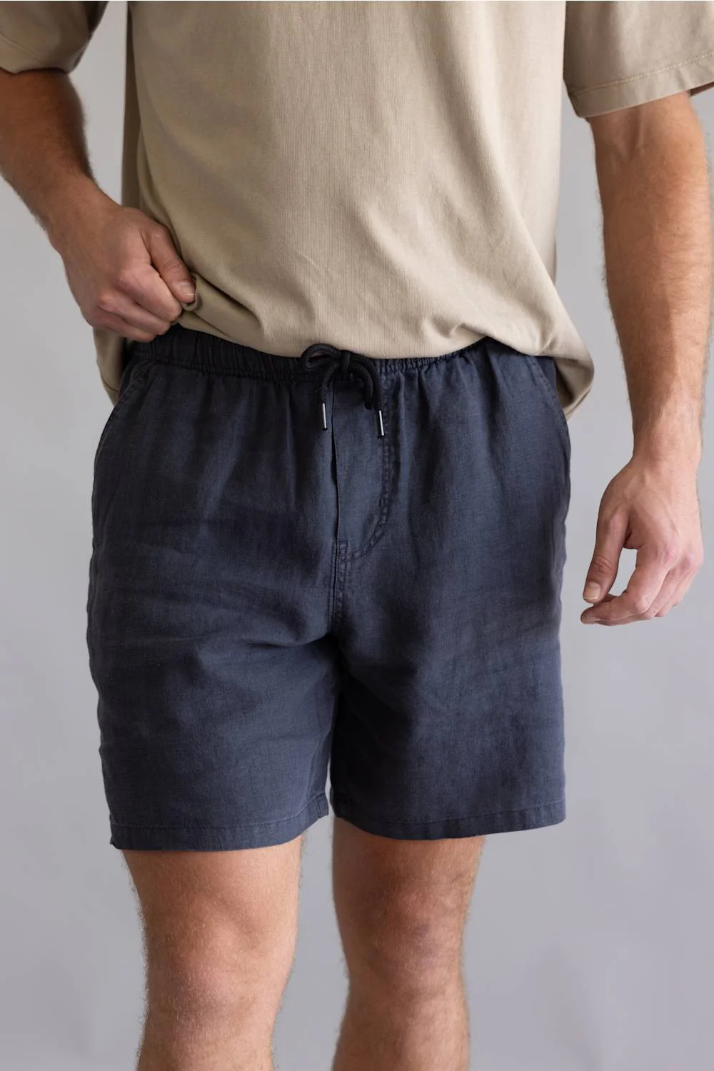 Industrie Marina Linen Shorts for Men