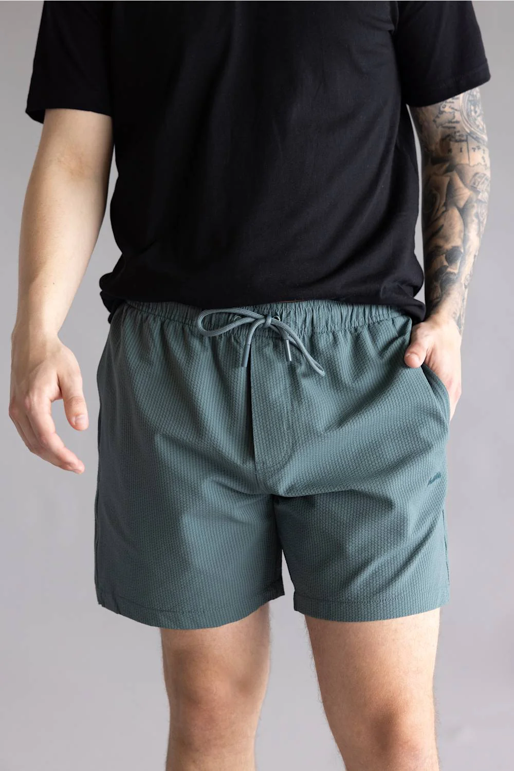 Industrie New Seersucker Swim Shorts for Men