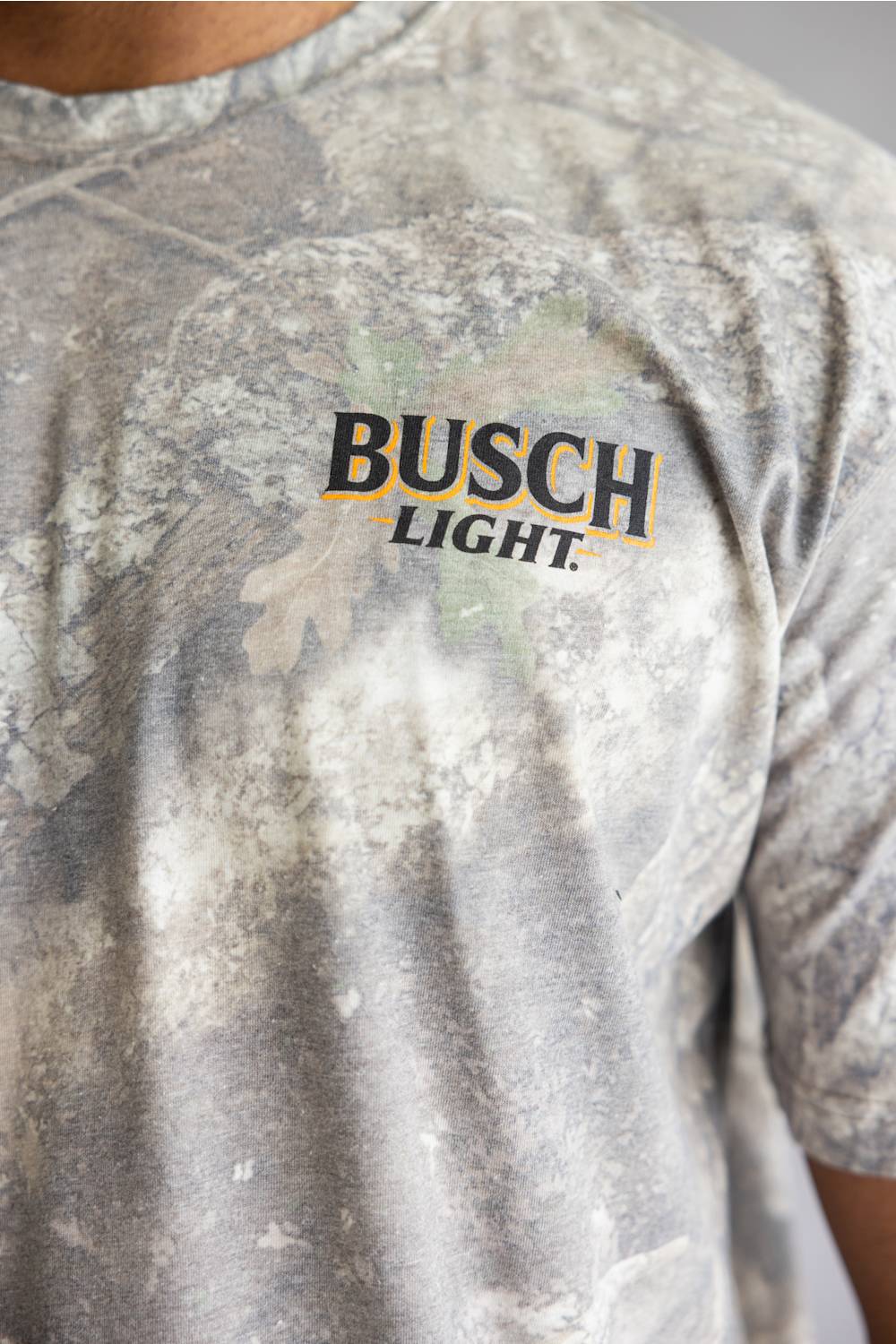 JEDCo Busch Lab T-Shirt for Men in Washed Camo | 7225-WASHCAMO - Image 4