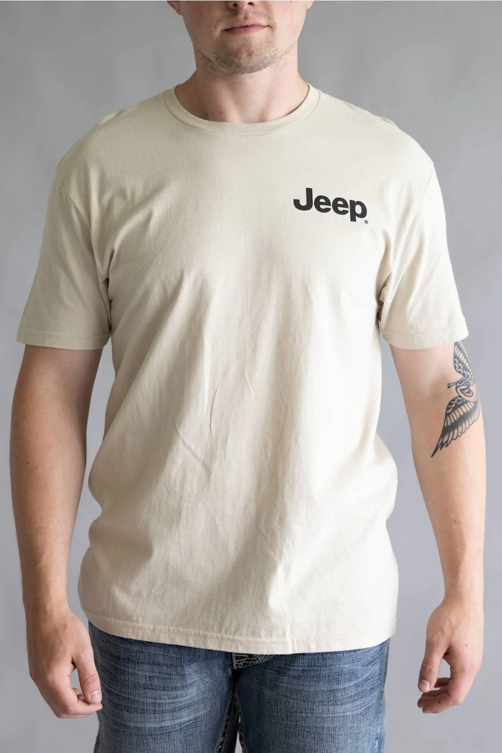 Jeep Camo Wrangler Labs T-Shirt for Men in Sand | 7261-SAND - Image 5