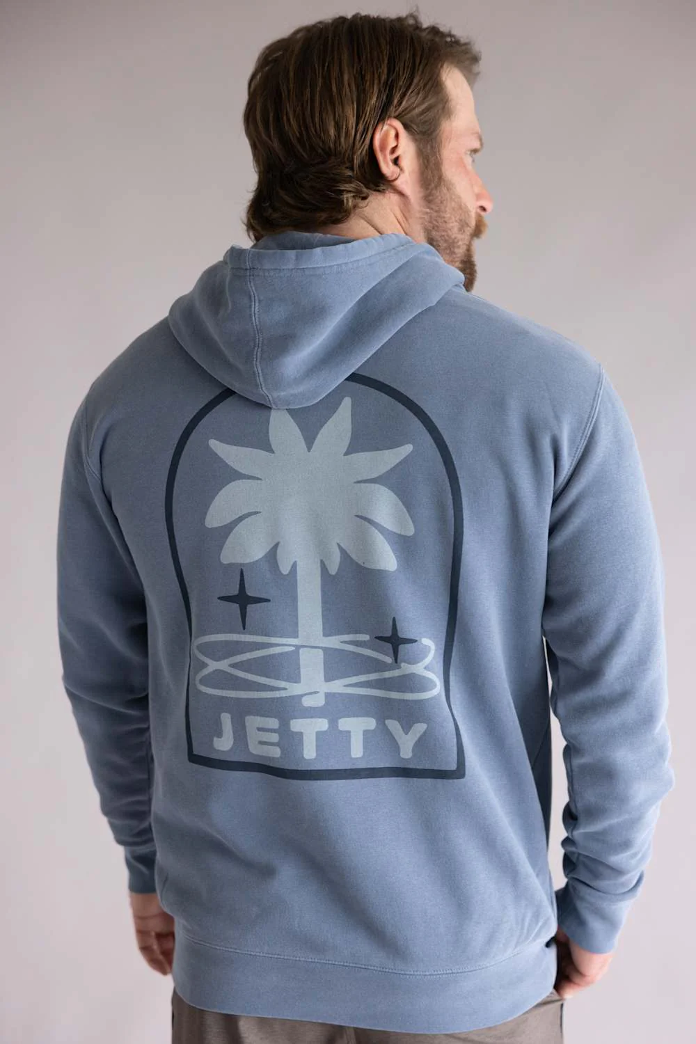 Jetty Orbit Grove Hoodie for Men in Pigment Slate | S26ORBI-M13004BLU