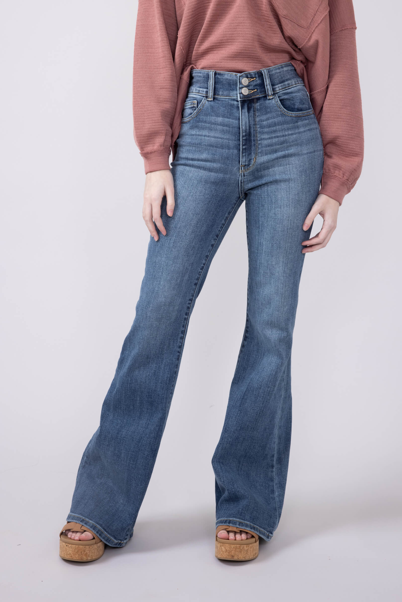 Judy Blue High Rise Flare Jeans for Women | 82630REG