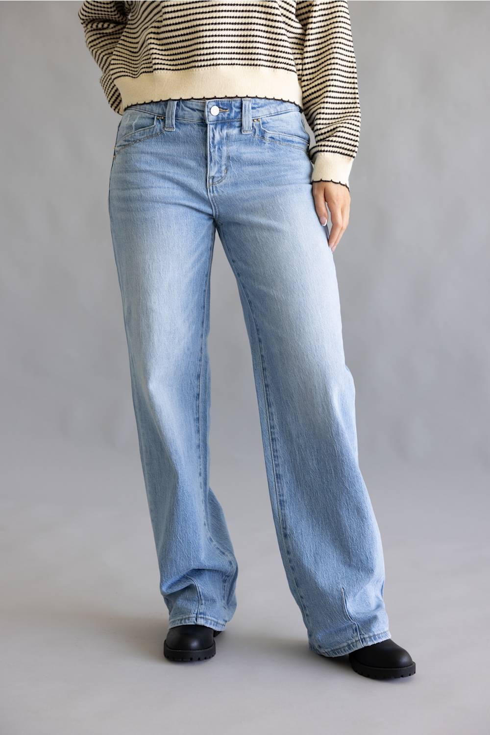 KanCan Nina 90’s Low Rise Loose Baggy Jeans for Women | KC2246ML