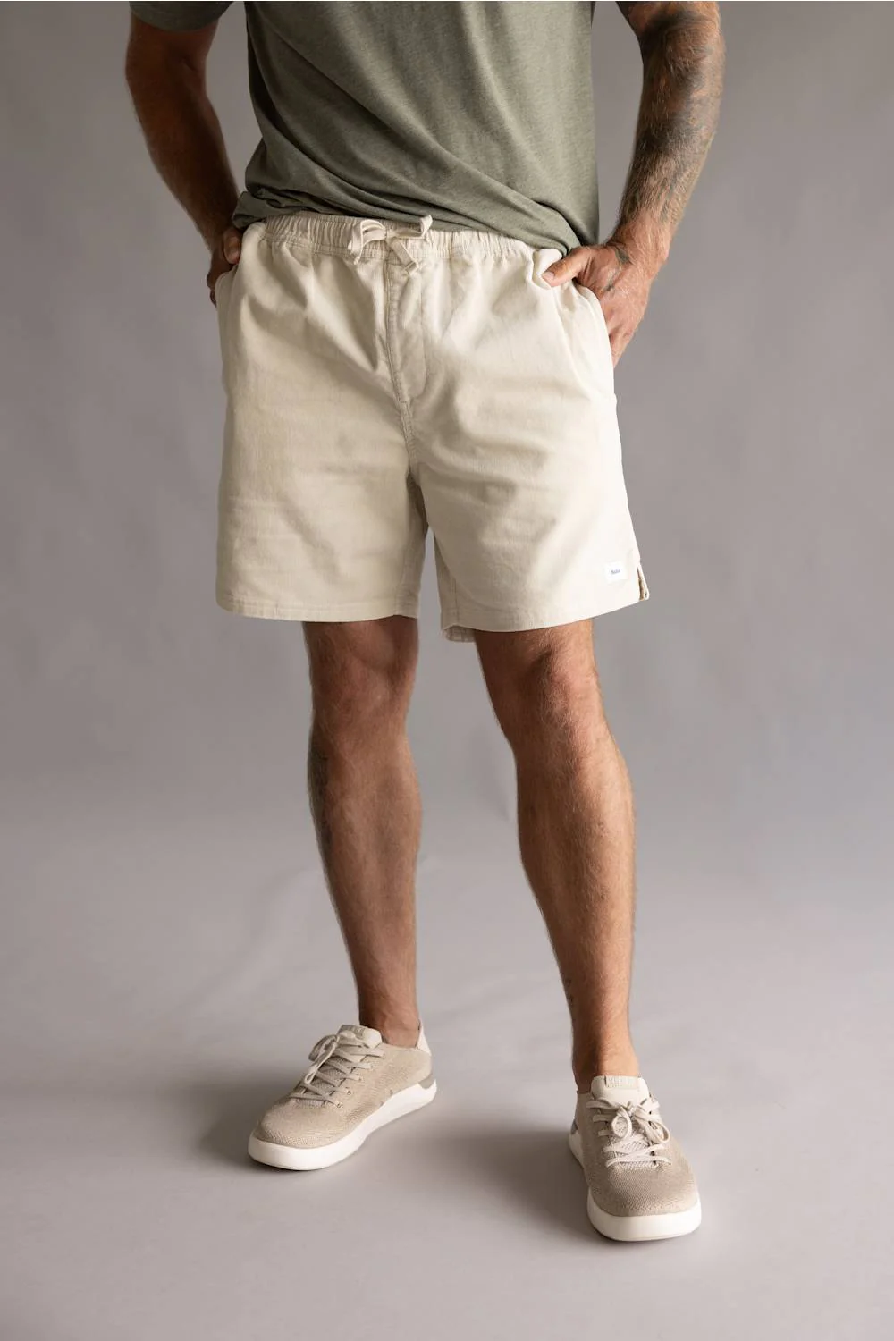 Katin Cord Local Shorts for Men in Birch Silver | KTNWSCOR-SILB-SILVER BIRCH