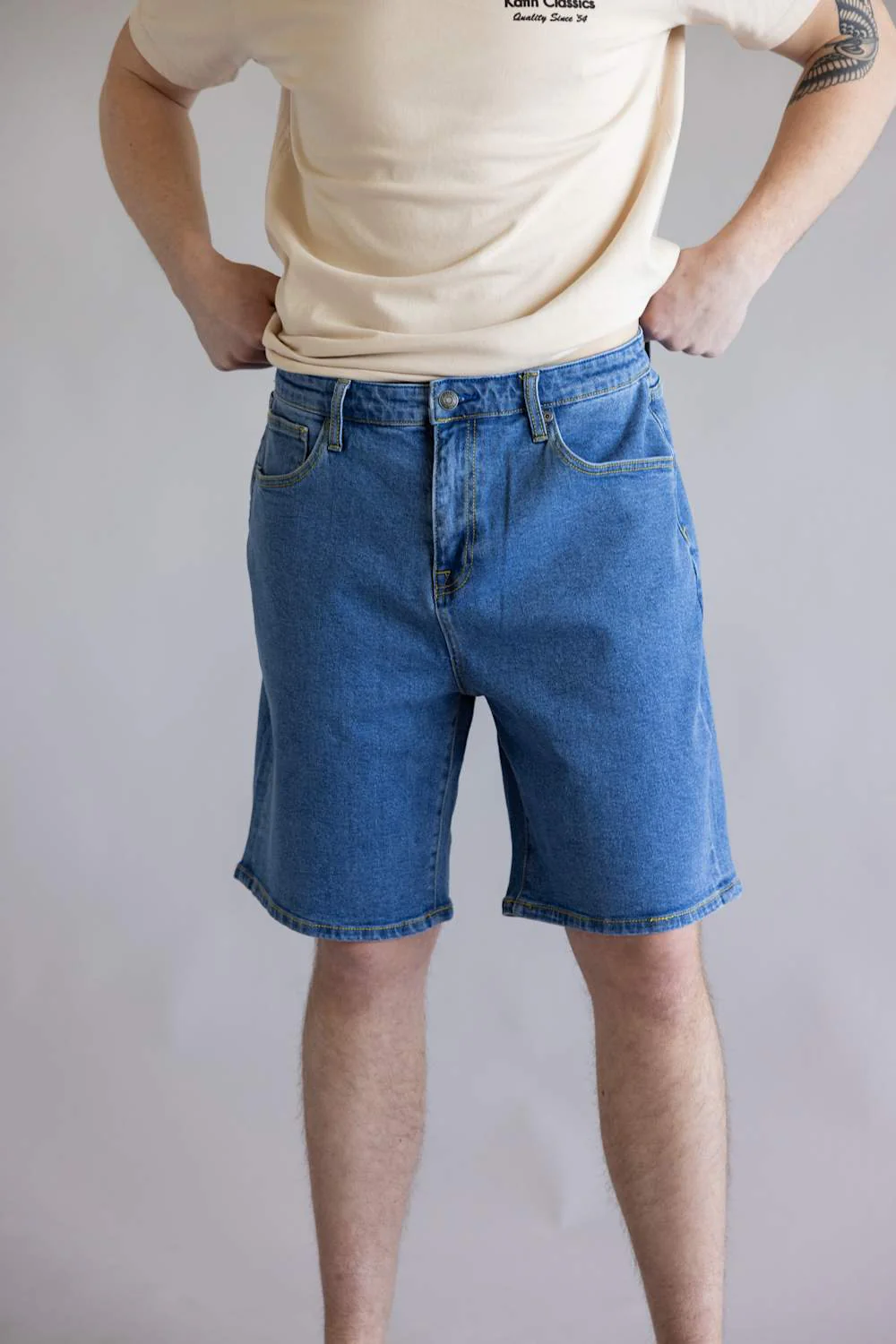 Katin George 64 Denim Shorts for Men | KTNWSGEO-MEDIUM INDIGO - Image 2