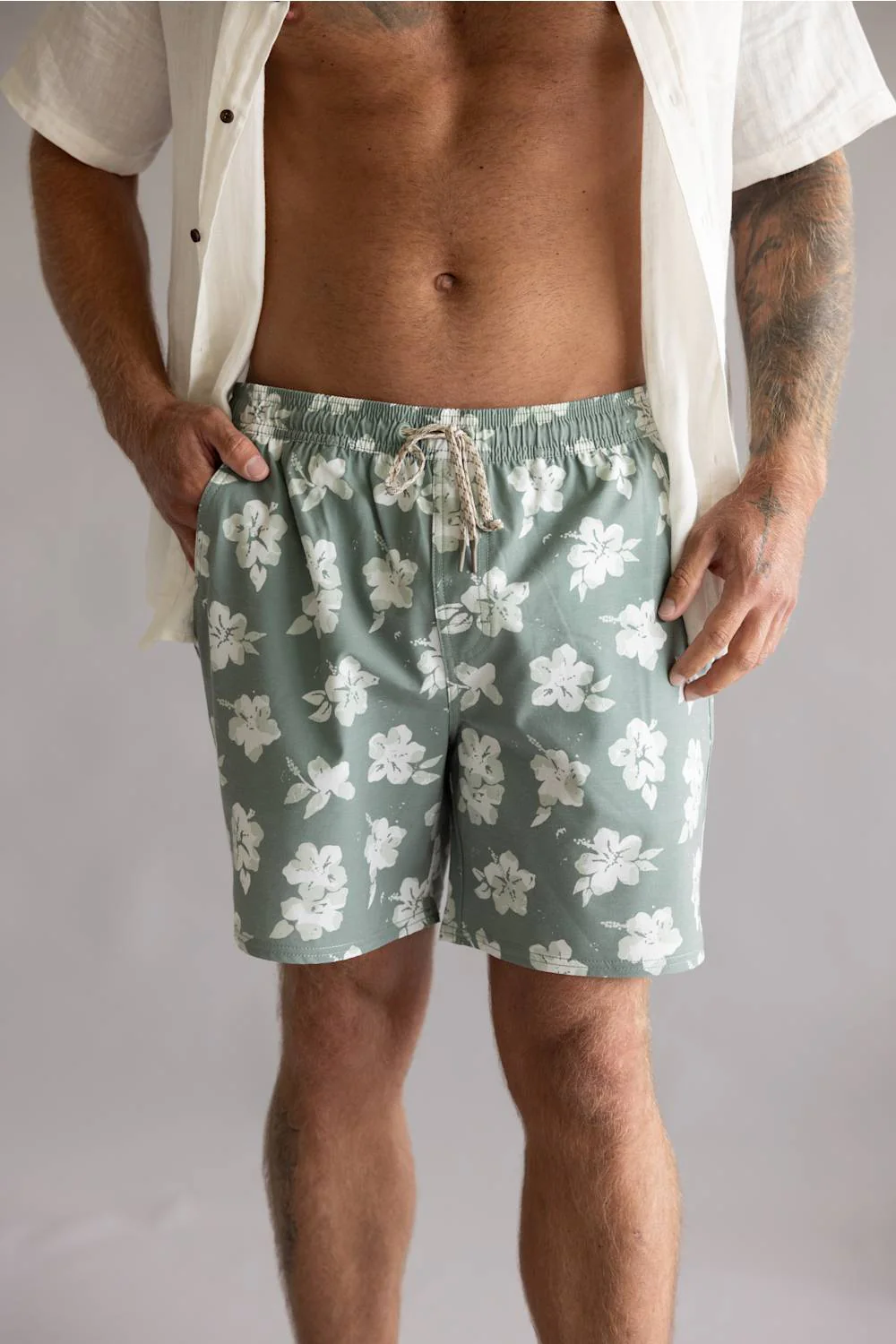 Katin Stamps Volley Swim Shorts for Men in Sage | KTNVOSTA-SAGE-SAGE - Image 5