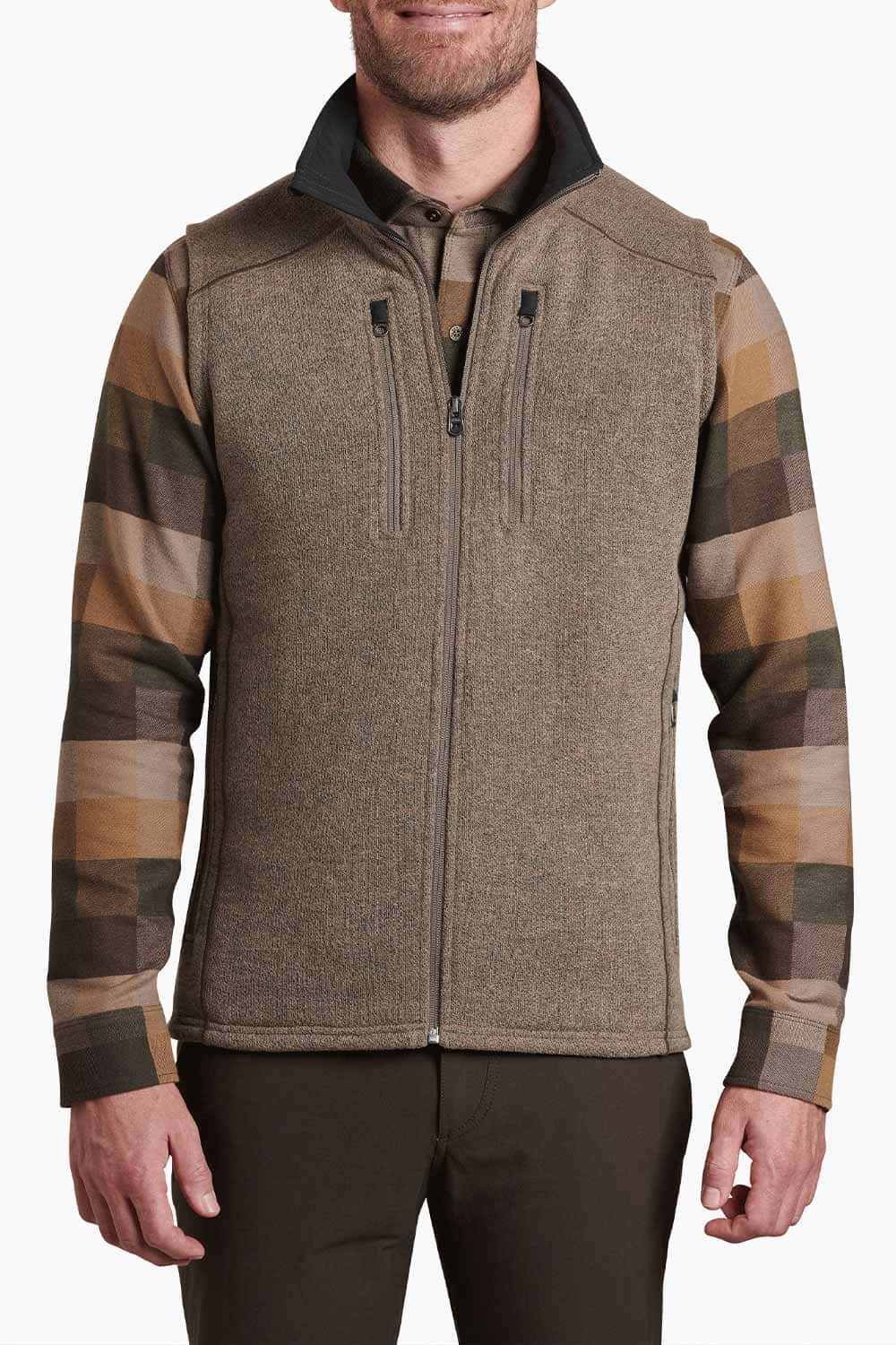 Kuhl Interceptr Vest for Men in Oatmeal | 3186-OAT