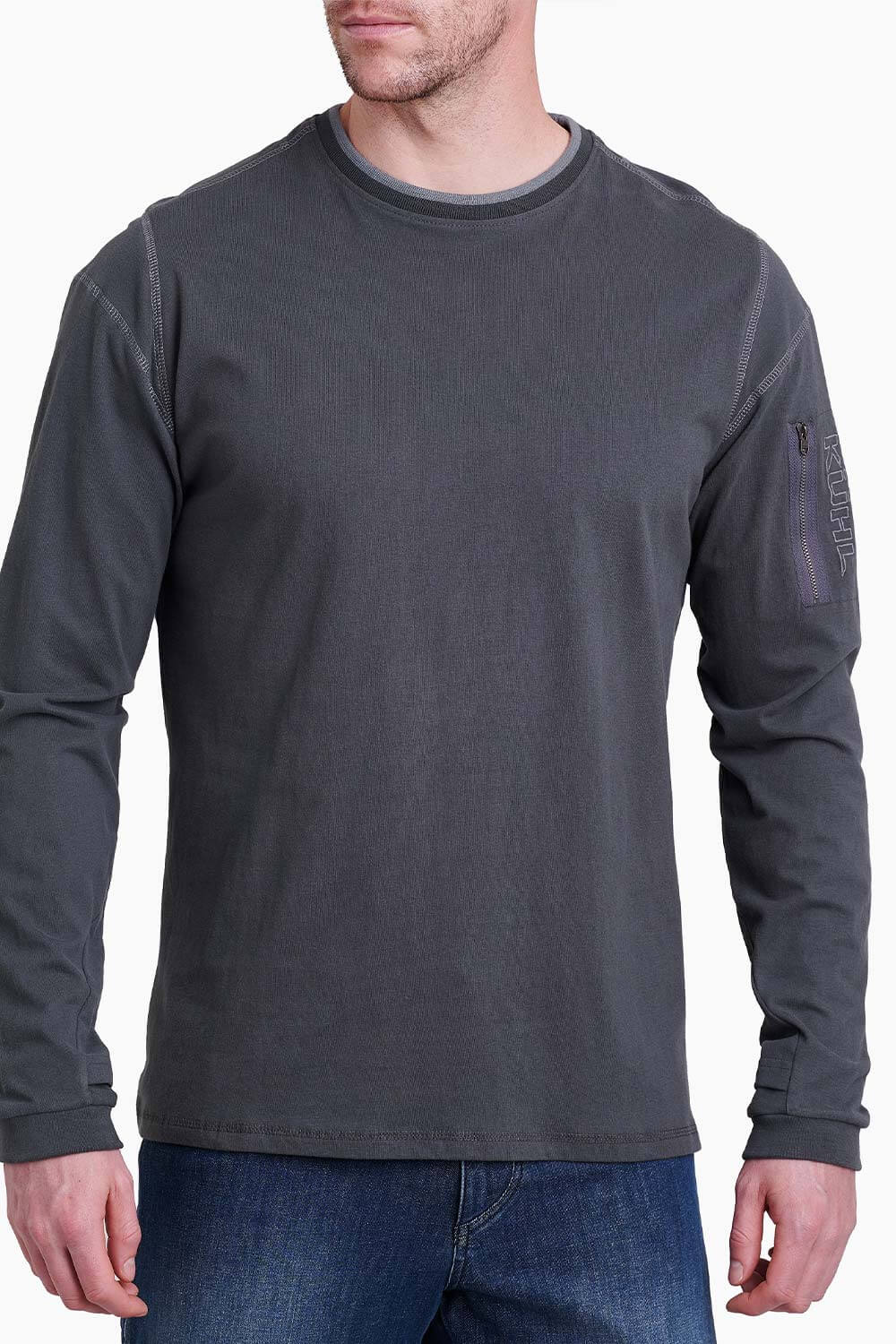 Kuhl Kommando Crew Shirt for Men in Carbon | 7499-CA