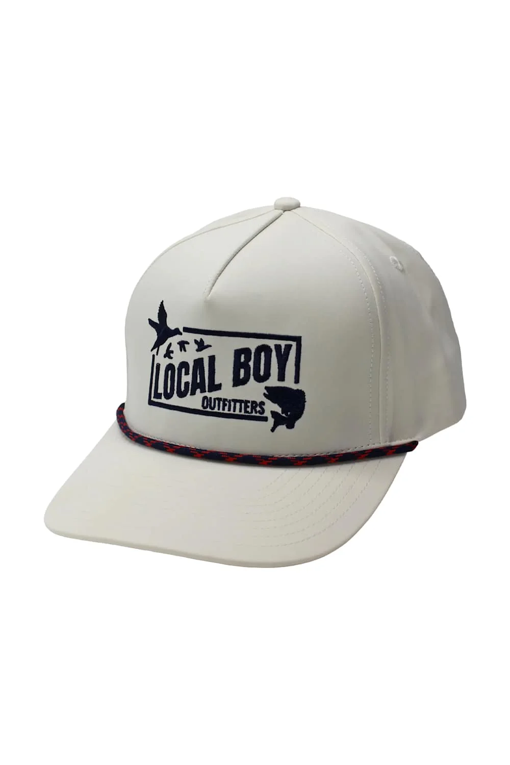 Local Boy Outfitters Cast & Blast 2.0 Rope Hat for Men in White | L3000442-STO